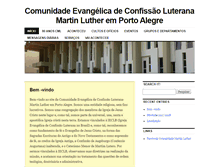 Tablet Screenshot of mluther.org.br